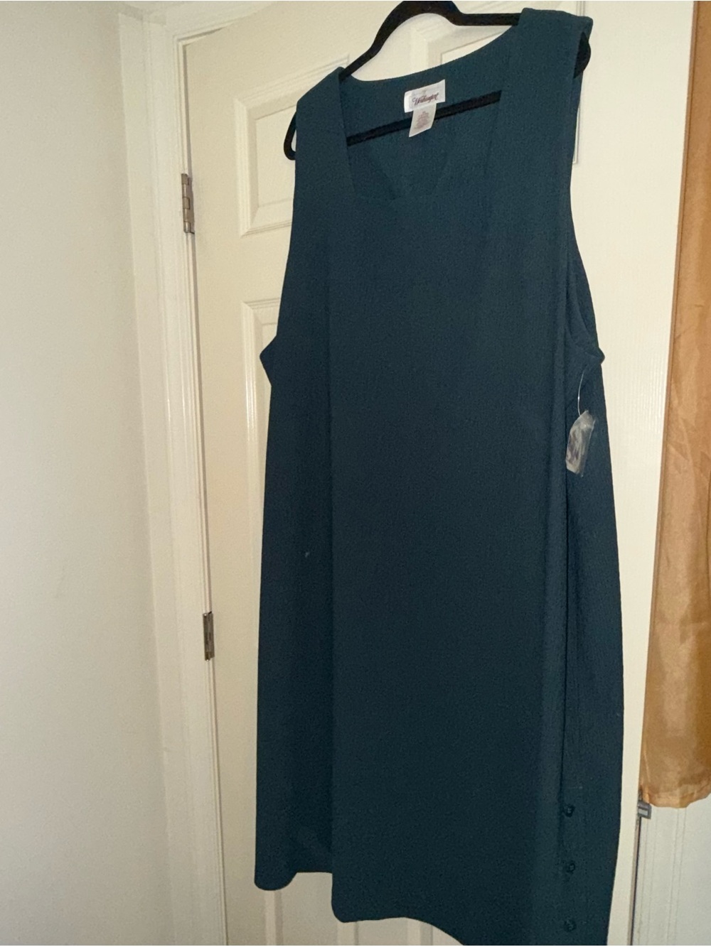 4x Worthington Teal Sleeveless Midi Shift Dress